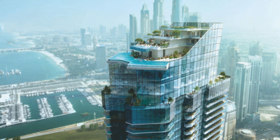 أوشن فيو 1 في الحبتور جراند، مرسى دبي