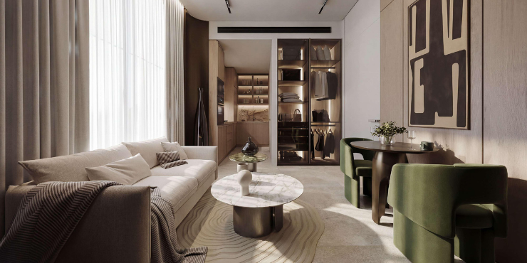 Sky Line Mixed-use Residential Development at Dubai Land Residence Complex by Peace Home Development