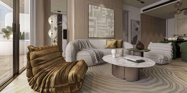 Sky Line Mixed-use Residential Development at Dubai Land Residence Complex by Peace Home Development