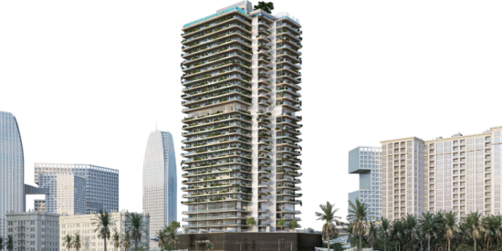 Sky Line Mixed-use Residential Development at Dubai Land Residence Complex by Peace Home Development