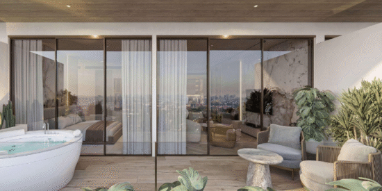 Sky Line Mixed-use Residential Development at Dubai Land Residence Complex by Peace Home Development