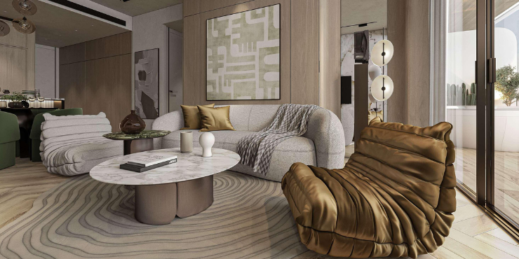 Sky Line Mixed-use Residential Development at Dubai Land Residence Complex by Peace Home Development