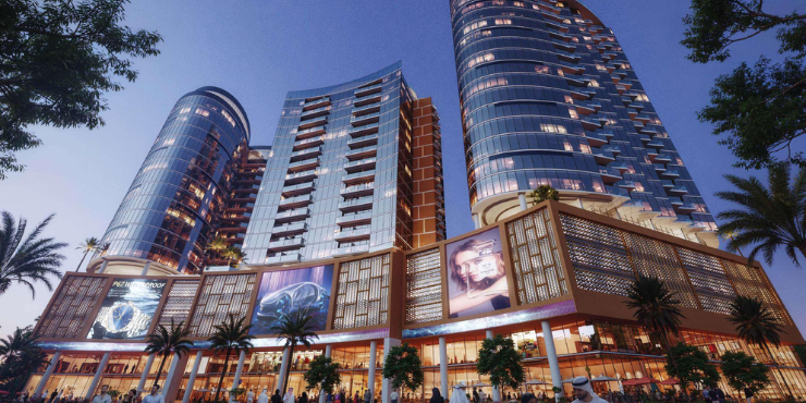 Orchid Towers Apartments at Tiger Downtown Ajman