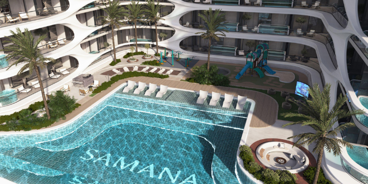 Samana Boulevard Heights at Dubai Land Residence Complex