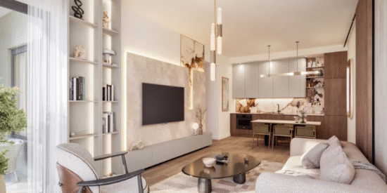 بي دبليو نيون على واجهة بلغراد البحرية، صربيا