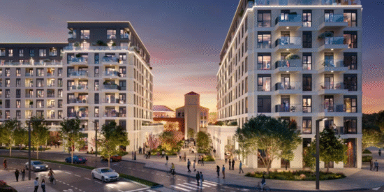 بي دبليو نيون على واجهة بلغراد البحرية، صربيا