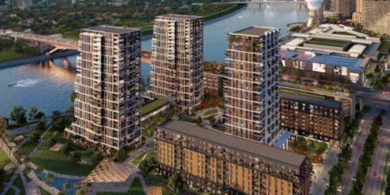 بي دبليو سافا ريفرلاين على واجهة بلغراد البحرية