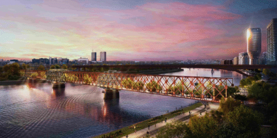 بي دبليو سافا ريفرلاين على واجهة بلغراد البحرية