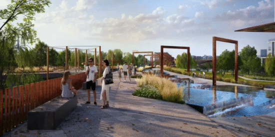 بي دبليو سافا ريفرلاين على واجهة بلغراد البحرية