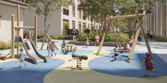 شقق إيفلين أون ذا بارك في تاون سكوير دبي