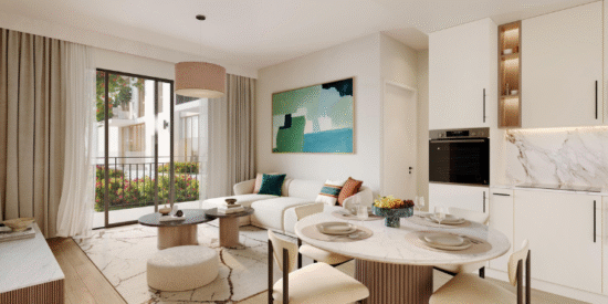 شقق إيفلين أون ذا بارك في تاون سكوير دبي