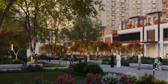 شقق إيفلين أون ذا بارك في تاون سكوير دبي