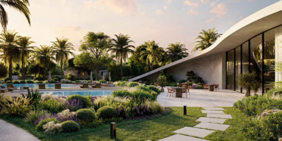 Fay Gardens at Fay Hills in Masdar City, Abu Dhabi