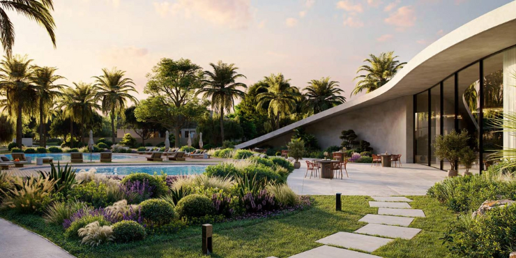 Fay Gardens at Fay Hills in Masdar City, Abu Dhabi