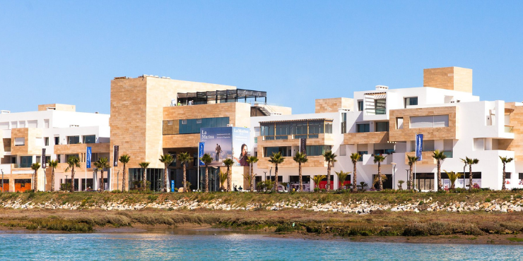 The Marina Front in La Marina, Rabat