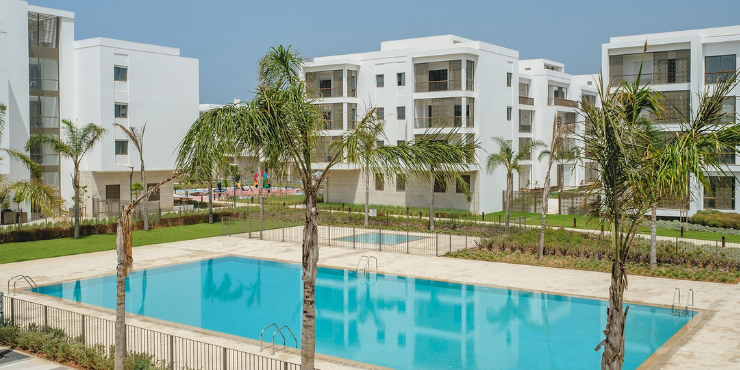 The Marina Front in La Marina, Rabat