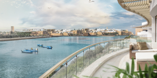 The Marina Front in La Marina, Rabat