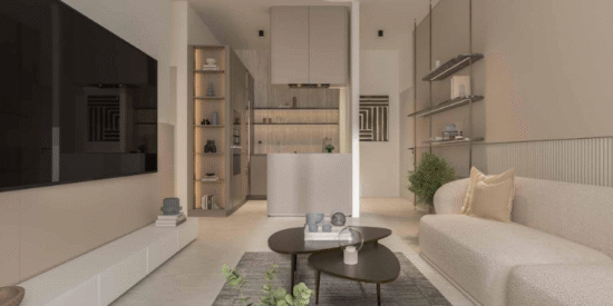 شقق أوم 99 ريزيدنس في مجمع دبي لاند السكني