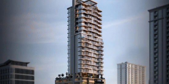 برج ذا بورو السكني في قرية جميرا الدائرية، دبي