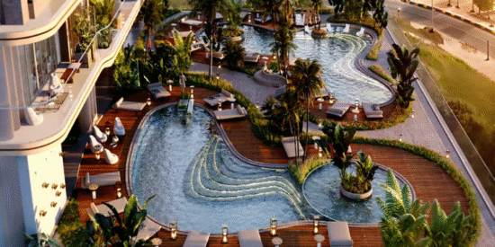 برج ذا بورو السكني في قرية جميرا الدائرية، دبي