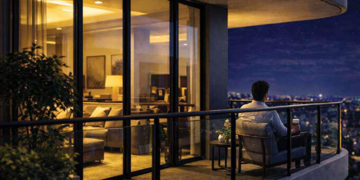 Amwaj Tower in Ajman Corniche