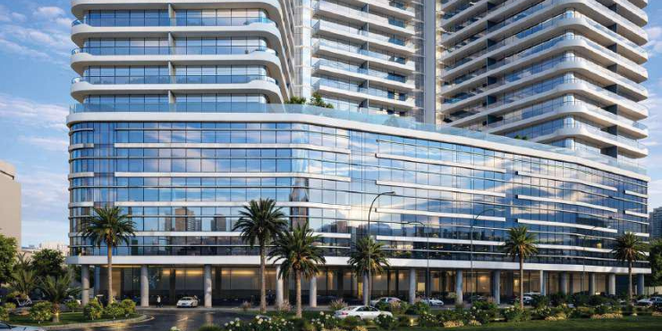 Amwaj Tower in Ajman Corniche