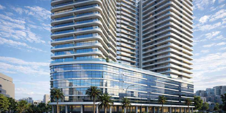 Amwaj Tower in Ajman Corniche