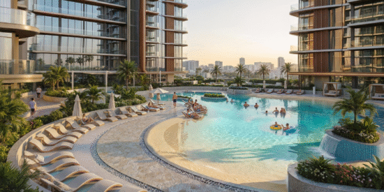 Azizi Jaddaf Beach Oasis in Al Jaddaf, Dubai