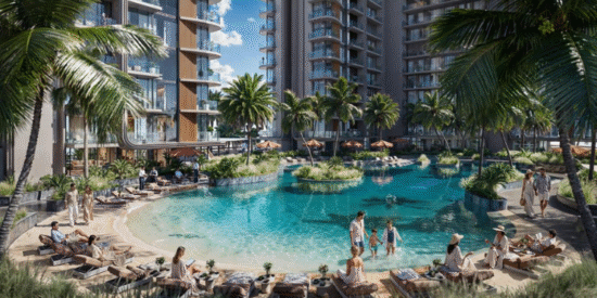 Azizi Jaddaf Beach Oasis in Al Jaddaf, Dubai