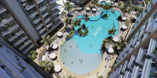 Azizi Jaddaf Beach Oasis in Al Jaddaf, Dubai