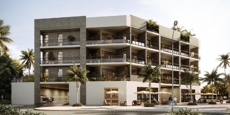Lateral One at Dubai Land Residence Complex