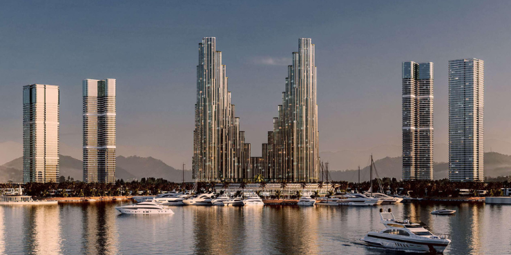 The First Tower at Ambassadori Island Batumi