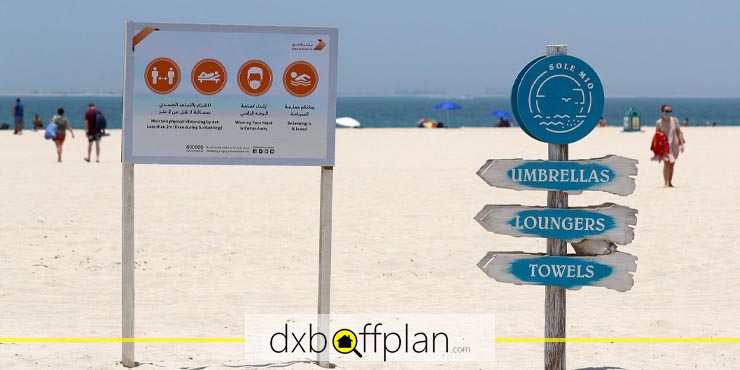 قوانین پوشش در سواحل دبی